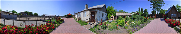 панорама страусиная ферма саванна